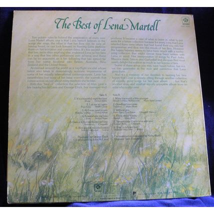 The Best Of Lena Martell - PYE Records 1976