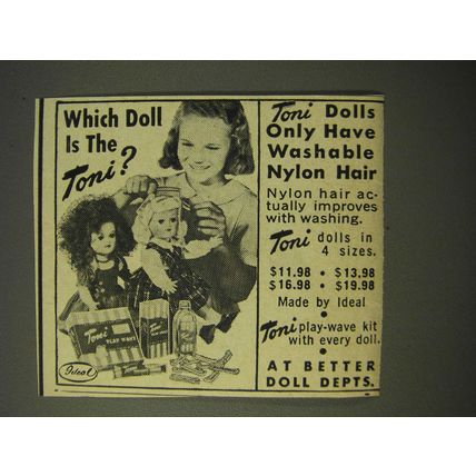 1950 Toni Dolls Ad - Which Doll is the Toni?
