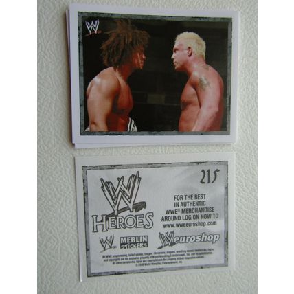 Topps - Merlin 2008 WWE Heroes Wresting Stickers 1-216 & P1-P15 Variants (EB2)