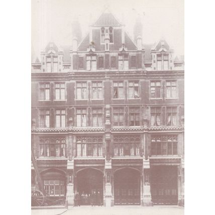 Bishopsgate Fire Station London Artist Limited Edition Postcard