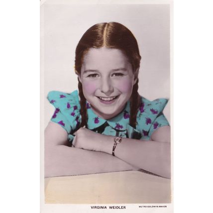 Virginia Weidler Child Star Actress Picturegoer Postcard