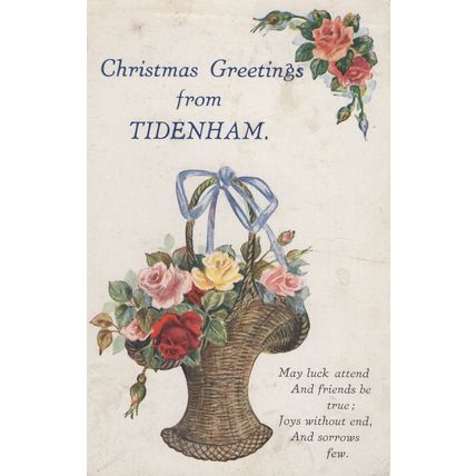 Greetings From Tidenham Gloucester Antique Postcard