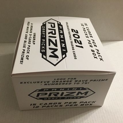 NEW 2021 Panini NFL Prizm Draft Picks Football Trading Cards - 12 Packs