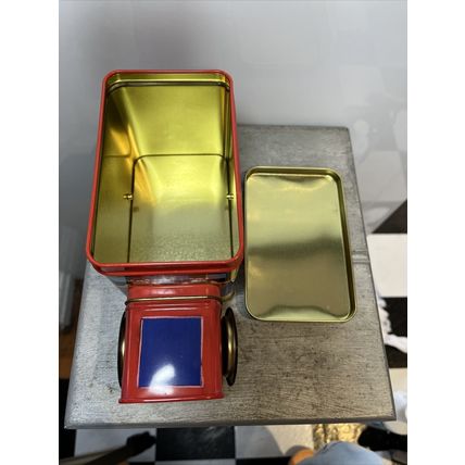 Christmas Tin Truck Treats & Sweets EMPTY Collectible Tin Storage Container