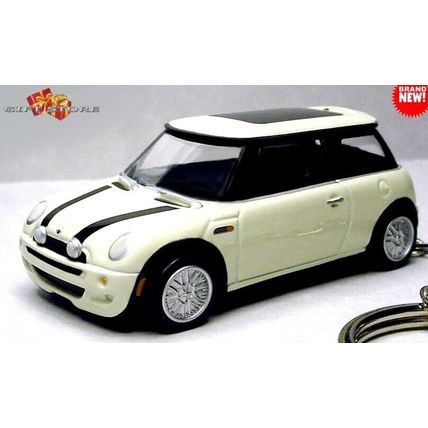 RARE KEYCHAIN BLUE BLACK & SUNROOF BMW NEW MINI COOPER CUSTOM Ltd GREAT GIFT