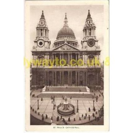 ST PAUL'S CATHEDRAL (), LONDON, ENGLAND, Postcard