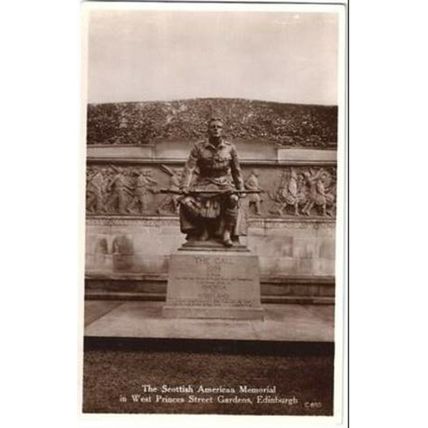 SCOTTISH AMERICAN MEMORIAL WEST PRINCES ST GDNS, EDINBURGH, SCOTLAND, Postcard