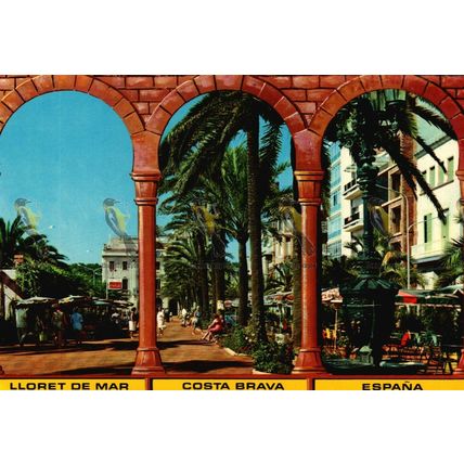 Lloret de Mar, Cost Brava, Spain, EFA 199 Postcard,1972