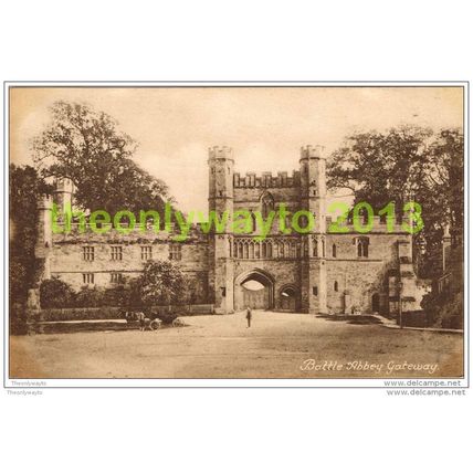 BATTLE ABBEY GATEWAY, SUSSEX, ENGLAND, 1920/30s?, Postcard