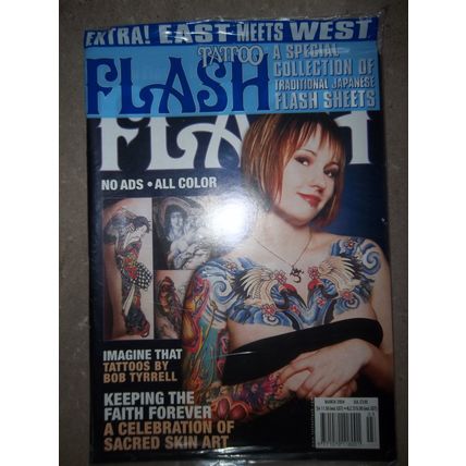 Tattoo Flash Magazine #62 March 2004 Bob Tyrrell Paisano