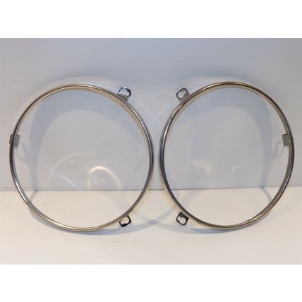 1968 69 70 71 72 Dodge Dart Headlight Retaining Rings OEM Plymouth Valiant