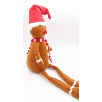 Gingerbread Man Dangly Legs Christmas Decoration 48 CM Gift Holidays Festive