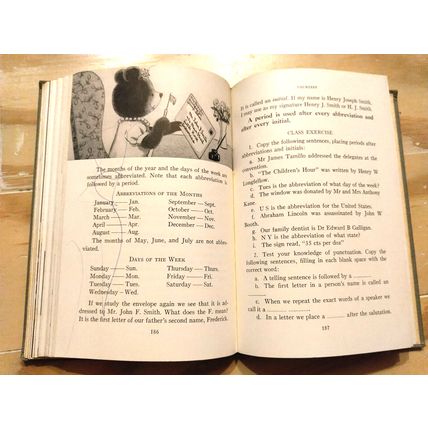 Voyages in English Fourth Year Hardcover 1943 Vintage Catholic School Text Book