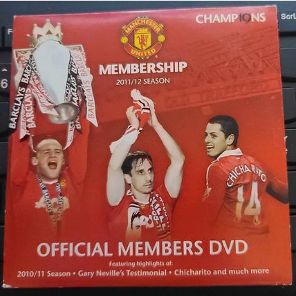 Manchester United Official Members DVD 2012 To 2013 Season Rare