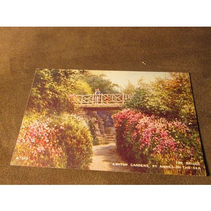 1940's Postcard - Ashton Gardens, St Annes-On-The-Sea Lancashire Artist A579