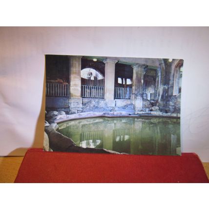 CIRCULAR BATH, ROMAN BATHS, BATH. unused postcard by Harvey Barton =