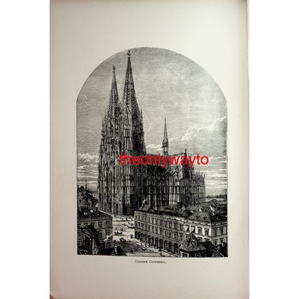 Cologne Cathedral, Germany, Book Illustration (Print), 1893