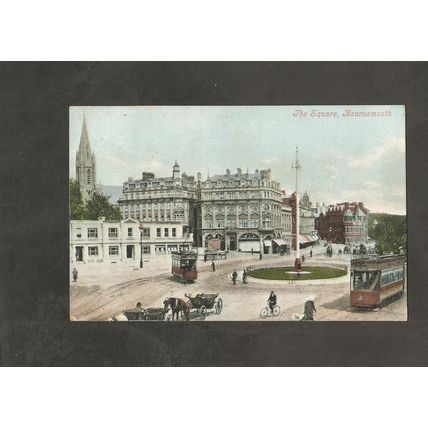 Postcard Dorset Bournemouth The Square