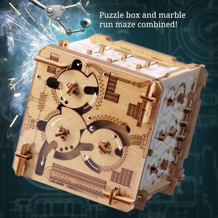 Idventure Cluebox - Cambridge Labyrinth - Escape Room Game - Puzzle Box - 3D Woo