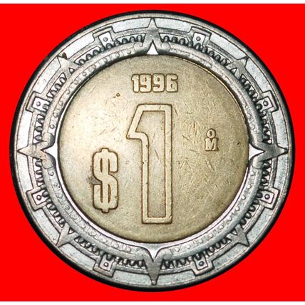 Ⰶ SUN STONE (1992-2025): MEXICO★1 PESO 1996! DISCOVERY COΙΝ★LOW START★NO RESERVE