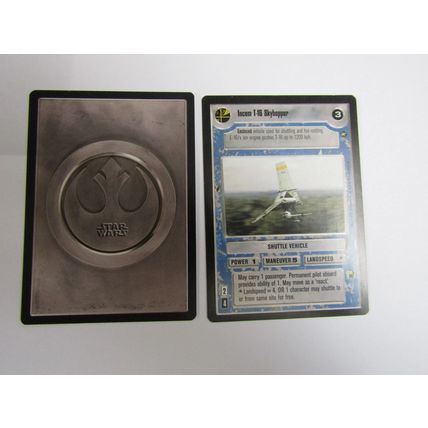 Star Wars 1996 A New Hope Decipher CCG B/B Card Incom T-16 Skyhopper LS