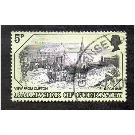 GUE 1978 5P 'OLD GUERNSEY PRINTS '(1ST SERIES) FINE USED (EBID24621)