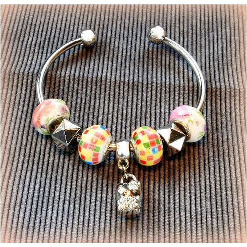 Cute Baby Charm European Bead Silver Plated Bracelet Bangle Jewellery 1940