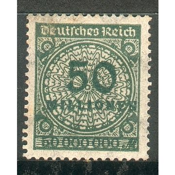 Germany 1923 - SG 323 - 50M green - unused