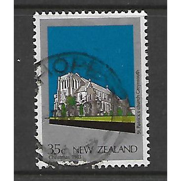 NEW ZEALAND 1983 CHRISTMAS 35c ST PATRICKS CHURCH SG 1325 FINE USED