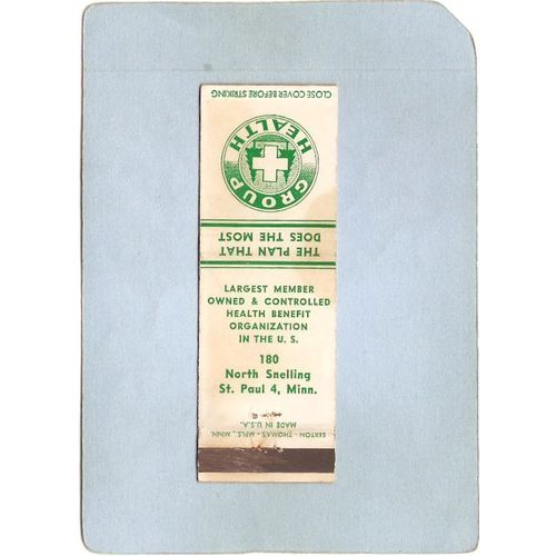 MN St Paul Matchcover Group Health 180 North Snelling spare_box1~258