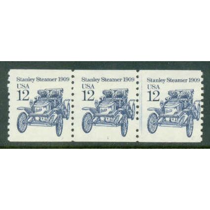 2132 12c Stanley Steamer Fine MNH Dry Gum PNC 1/3 W0372