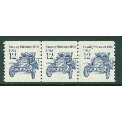 2132 12c Stanley Steamer Fine MNH Dry Gum PNC 1/3 W0375