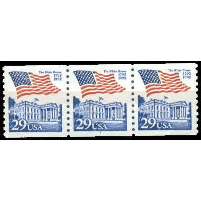 2609 29c U.S. Flag Over White House Very Fine MNH PNC 7/3 W1422
