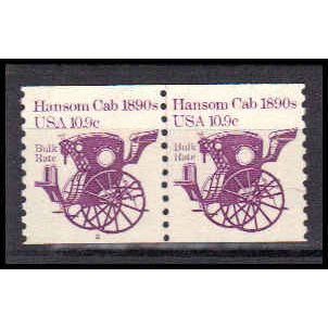 1904 10.9c Hansom Cab Fine MNH Dry Gum CNP Left 2 PA0411