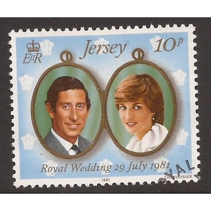 1981 Jersey, Royal Wedding, Fine Used Stamp, SG 284