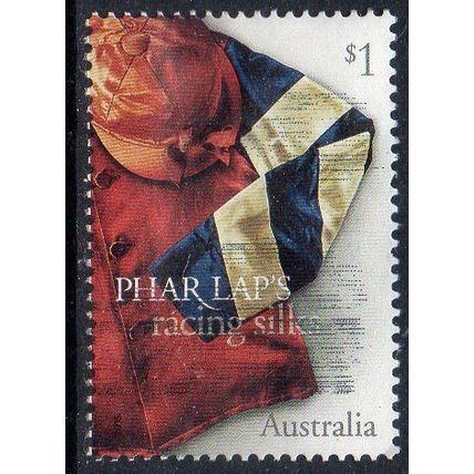 Australia 2005 Sporting Treasures - Phar Lap's Racing Silks $1 Used