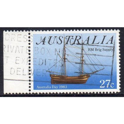Australia 1983 Australia Day - HM Brig Supply 27c Used