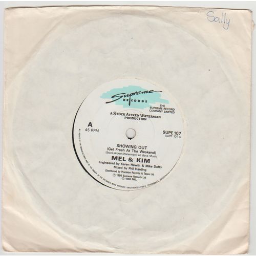 Showing Out 1986 Mel & Kim on Supreme label