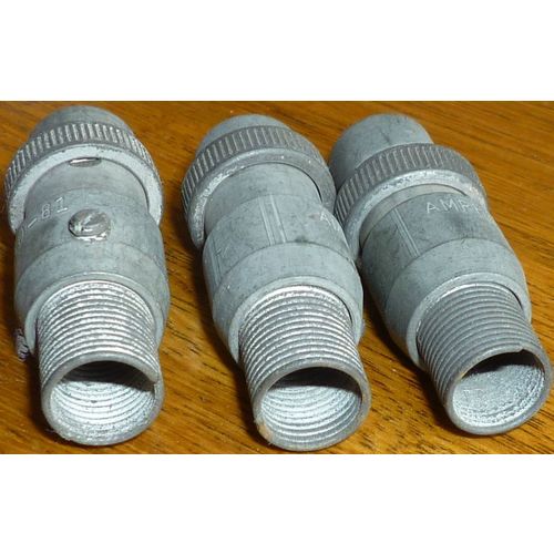 Amphenol 80-81 vintage RF coax connector - 3 items