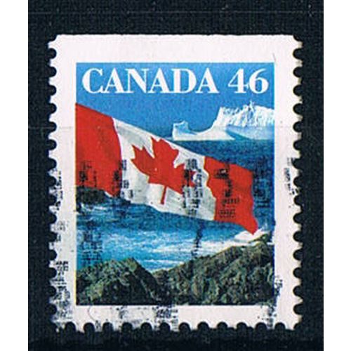 Canada 1989 SG1359 ca17 Canadian Flag 46c Used Stamp