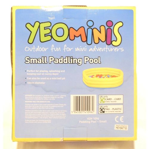 Small Paddling Pool - Yeominis YEM1096
