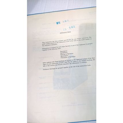Honeywell Brown 104WI G Null Indicator Operation Maintenance Manual 104W1