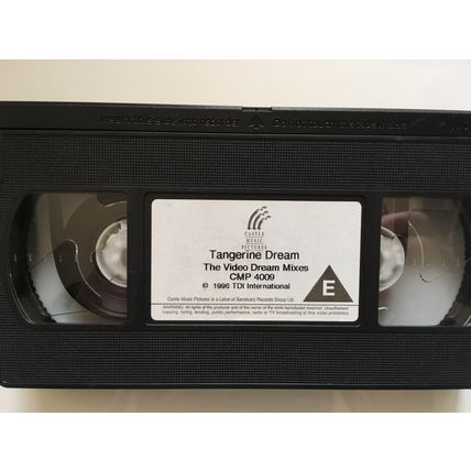 TANGERINE DREAM - THE DREAM VIDEO MIXES (VHS TAPE)