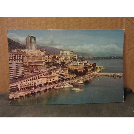 MONTE-CARLO, LA COTE D'AZUR, MONACO unused vintage postcard =