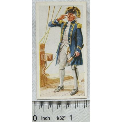 1937 Carreras History of Navy Uniforms No. 24 Post Captain 1798