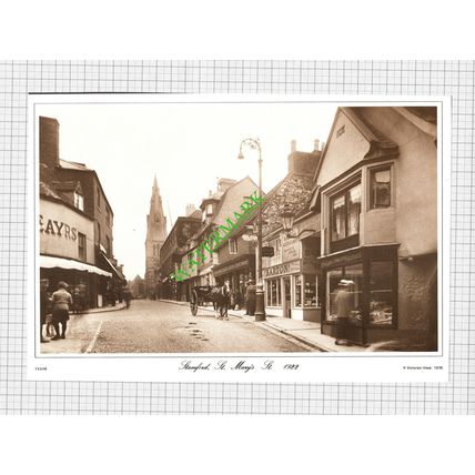Stamford Lincolnshire Bartons Restaurant - Print