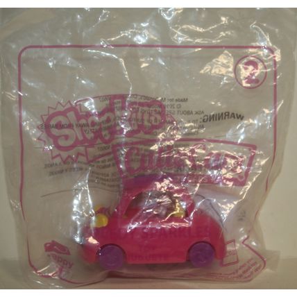 2019 McDonalds Shopkins Cutie Cars #2 Speedy Sparkles Mint in Package