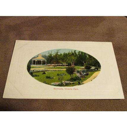Early Postcard - Victoria Park scene - Bermuda