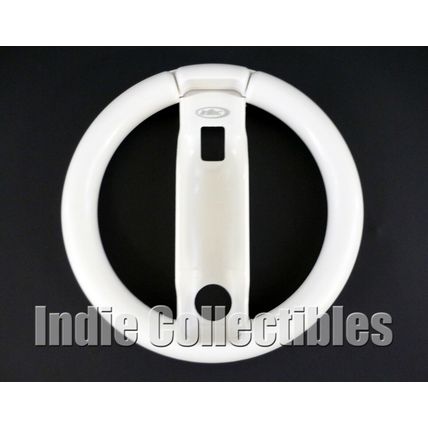 Intec Racing Wheel Nintendo Wii Sports Remote Control Holder White Accessory