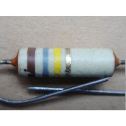 180KΩ Carbon Ceramic Erie 1 Watt Resistors x2. New Old Stock. For Quad II Amp